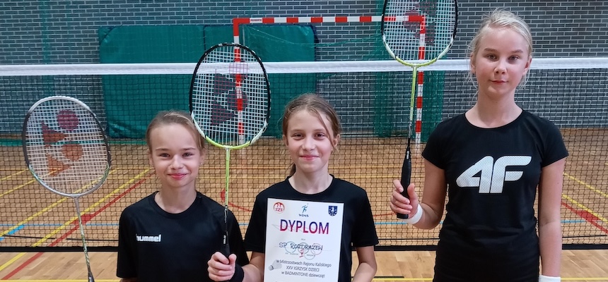 Finał rejonu w drużynowym badmintonie dziewczyn w ramach Igrzysk Dzieci
