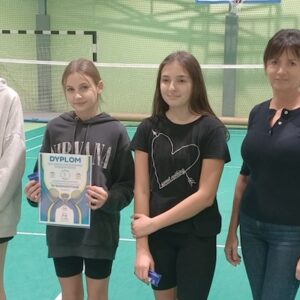 Finał rejonu w drużynowym badmintonie dziewcząt w ramach Igrzysk Młodzieży Szkolnej